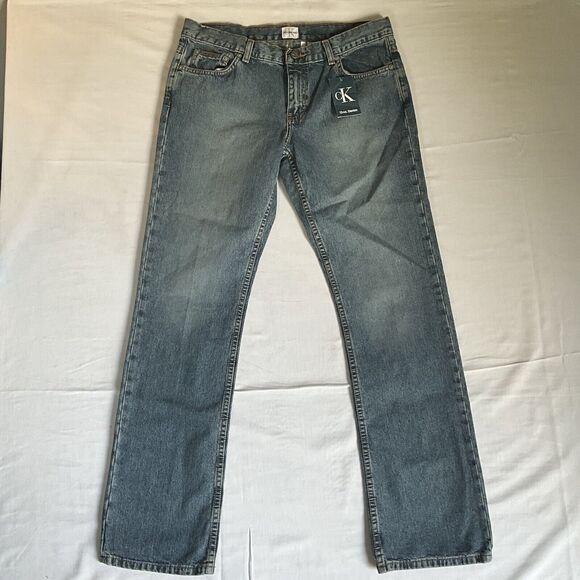 Calvin Klein Denim - Calvin Klein Size 11 Low Rise Boot Cut 12oz Sandblast Denim 33" Inseam